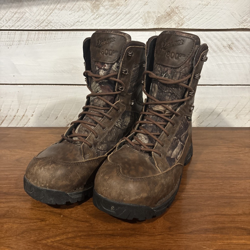 Danner Pronghorn‎ Hunting Boots Sz Men's 8.5 Mossy Oak 800g